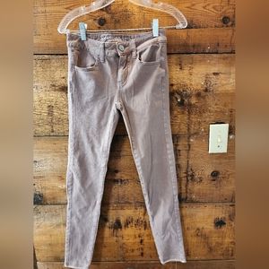 American eagle outfitters- mauve skinny jeans- size 00